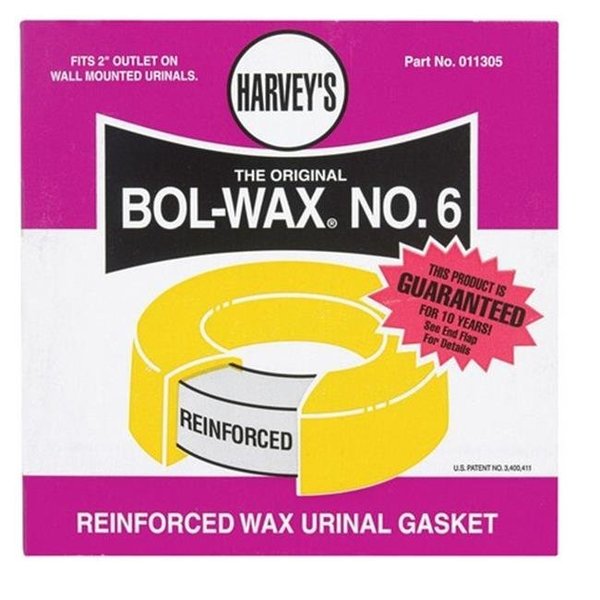 Harveys Harveys 011305 Bol-Wax Urinal Gasket No. 6 4134235